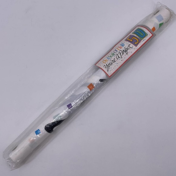 On A Scale of 1 to 10 You're A Perfect 50 Banner Over The Hill Birthday Party - Picture 4 of 7